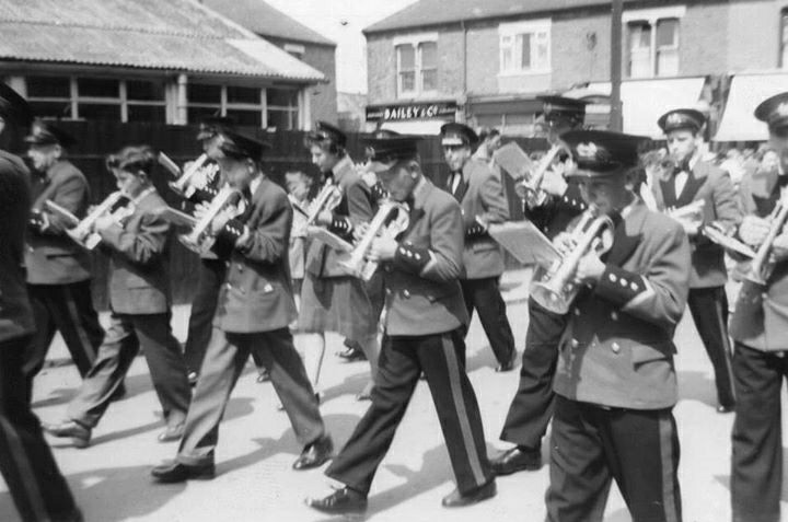 whit walk 1950s, Stanton Hill